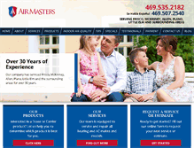 Tablet Screenshot of airmastersllc.com